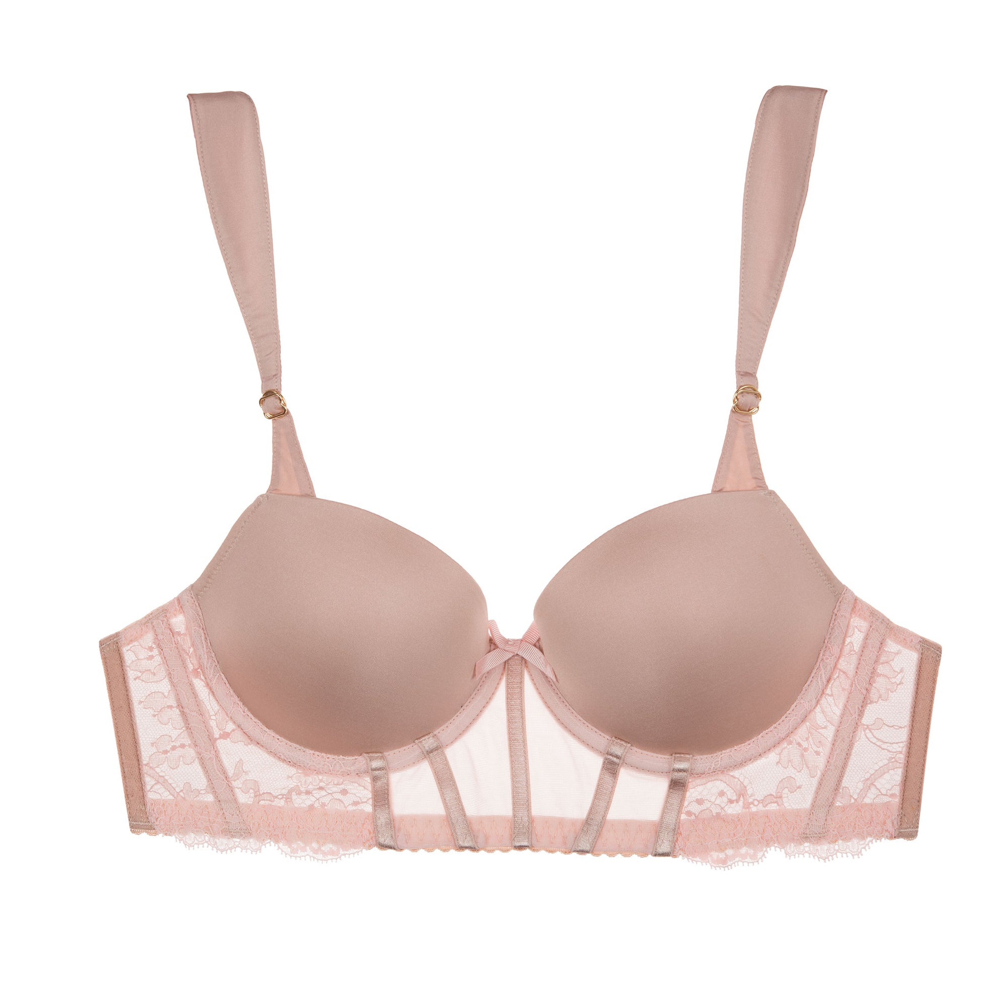 Corsetti in Dusty Pink Lace