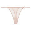 Thong in Dusty Pink Spotted Tulle