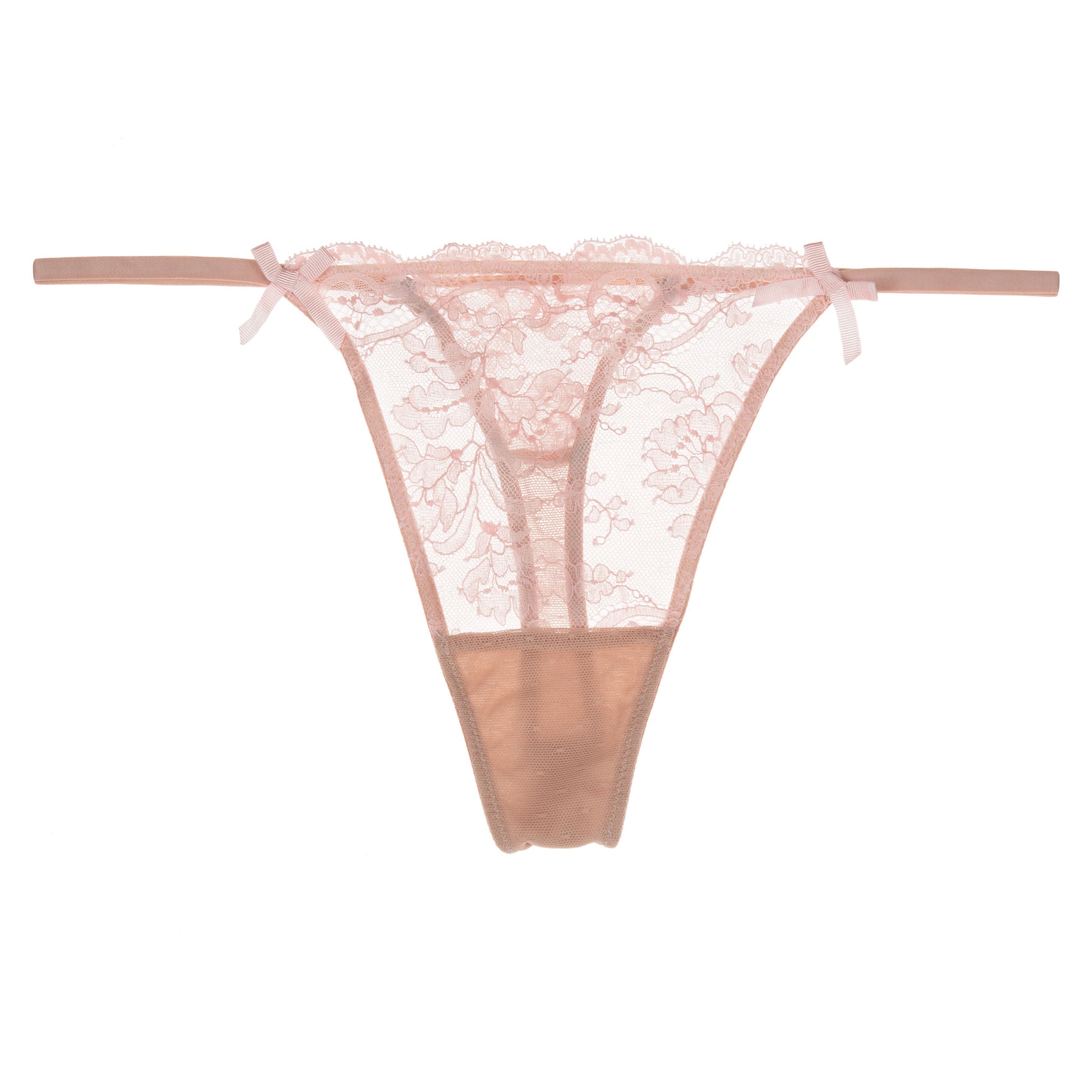 Lacey Thong in Dusty Pink