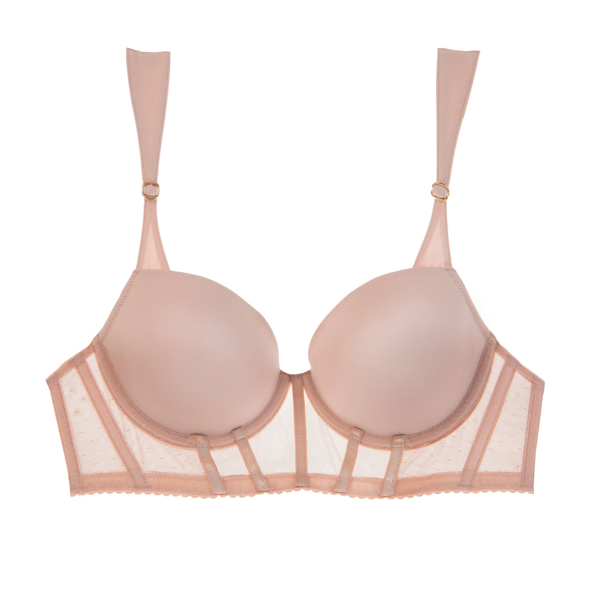 Corsetti in Dusty Pink Spotted Tulle