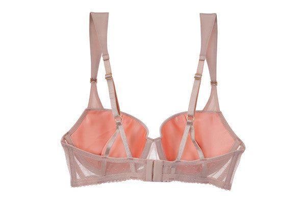 BPRIVÉ Demi in Golden Taupe Spotted Tulle